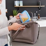 Emsa Clip & Close Rettangolare Scatola 0,85 L Blu, Trasparente 1 pz, Casella trasparente/Blu, Scatola, Rettangolare, 0,85 L, Blu, Trasparente, Plastica, 4 h