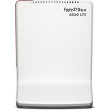 FRITZ! 6820 LTE Sistemi Wi-Fi Mesh, Router WIRELESS LTE bianco/Rosso, Box 6820 LTE, Bianco, Interno, Router Mesh, Banda singola (2.4 GHz), Wi-Fi 4 (802.11n), 450 Mbit/s