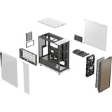 Fractal Design FD-C-NOR1C-04, Chassis Tower bianco