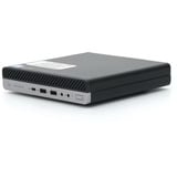 HP ProDesk 600 G4 DM Ricondizionato, Mini-PC Nero/Argento
