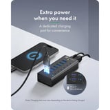 ICY BOX IB-AC618a, Hub USB Nero