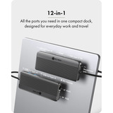 ICY BOX IB-DK4062-CPD, Docking station alluminio