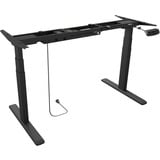 ICY BOX IB-EW205B-T Elettrico 2 gamba/gambe Nero, Base Nero, 125 kg, Elettrico, 38 mm/s, 2 gamba/gambe, Acciaio, Nero