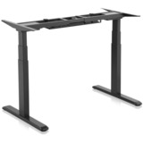 ICY BOX IB-EW205B-T Elettrico 2 gamba/gambe Nero, Base Nero, 125 kg, Elettrico, 38 mm/s, 2 gamba/gambe, Acciaio, Nero