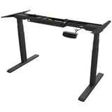 ICY BOX IB-EW205B-T Elettrico 2 gamba/gambe Nero, Base Nero, 125 kg, Elettrico, 38 mm/s, 2 gamba/gambe, Acciaio, Nero
