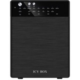 ICY BOX IB-RD3640SU3 Box esterno HDD Nero 3.5", Disk enclosure Nero, Box esterno HDD, 3.5", SATA, Seriale ATA II, Serial ATA III, 5 Gbit/s, Hot-swap, Nero
