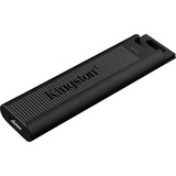 Kingston DataTraveler Max unità flash USB 1000 GB USB tipo-C Nero Nero, 1000 GB, USB tipo-C, 1000 MB/s, Lamina di scorrimento, 12 g, Nero