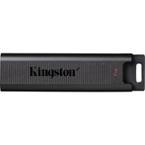 Kingston DataTraveler Max unità flash USB 1000 GB USB tipo-C Nero Nero, 1000 GB, USB tipo-C, 1000 MB/s, Lamina di scorrimento, 12 g, Nero