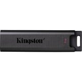 Kingston DataTraveler Max unità flash USB 1000 GB USB tipo-C Nero, Chiavetta USB Nero, 1000 GB, USB tipo-C, 1000 MB/s, Lamina di scorrimento, 12 g, Nero