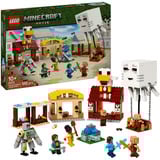 LEGO Attacco al villaggio del Ghast-pallone, Giochi di costruzione Set da costruzione, 10 anno/i, Plastica, 555 pz, 791 g