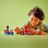 LEGO DUPLO Mack al circuito, Giochi di costruzione rosso, Set da costruzione, 2 anno/i, Plastica, 14 pz, 345 g