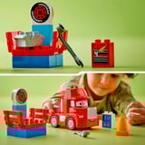 LEGO DUPLO Mack al circuito, Giochi di costruzione rosso, Set da costruzione, 2 anno/i, Plastica, 14 pz, 345 g