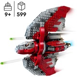 LEGO Star Wars Shuttle Jedi T-6 di Ahsoka Tano, Giochi di costruzione Set da costruzione, 9 anno/i, Plastica, 601 pz, 877 g