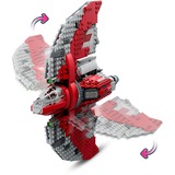 LEGO Star Wars Shuttle Jedi T-6 di Ahsoka Tano, Giochi di costruzione Set da costruzione, 9 anno/i, Plastica, 601 pz, 877 g