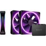 NZXT F120 RGB DUO Triple 120x120x25, Ventola Nero