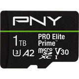 PNY Pro Elite Prime microSD 1 TB, Scheda di memoria Nero/Verde