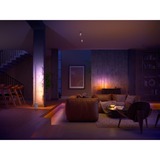 Philips 915005987101 Illuminazione da pavimento, Luce LED bianco, Philips Hue 915005987101, Camera da letto, Soggiorno, Bianco, IP20, Alluminio, II, 29 W
