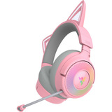 Razer Kraken Kitty V3 Pro Quartz, Cuffia da gioco rosa/grigio