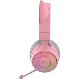 Razer Kraken Kitty V3 Pro Quartz, Cuffia da gioco rosa/grigio