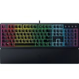 Razer Ornata V3 tastiera USB QWERTZ Tedesco Nero, Tastiera da gioco Nero, Full-size (100%), USB, Interruttore a chiave a membrana, QWERTZ, LED RGB, Nero