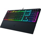 Razer Ornata V3 tastiera USB QWERTZ Tedesco Nero, Tastiera da gioco Nero, Full-size (100%), USB, Interruttore a chiave a membrana, QWERTZ, LED RGB, Nero