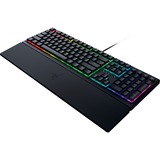 Razer Ornata V3 tastiera USB QWERTZ Tedesco Nero, Tastiera da gioco Nero, Full-size (100%), USB, Interruttore a chiave a membrana, QWERTZ, LED RGB, Nero
