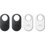 SAMSUNG Galaxy SmartTag2 (4 Pack), Tracker di tracciamento multi colorata, Articolo, Cercatore, Grafite, Bianco, Antipolvere, 120 m, IP67