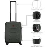 Wenger Prymo Carry-On, valigia rigida, Carrello antracite