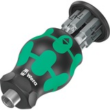 Wera Kraftform Kompakt Stubby Magazin set di 4 punte, Set di bit Nero/Verde