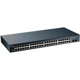 Zyxel GS1900-48-EU0102F switch di rete L2 Gigabit Ethernet (10/100/1000) Nero, Interruttore L2, Gigabit Ethernet (10/100/1000), Montaggio rack