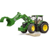bruder John Deere 7R 350 con caricatore frontale, Veicolo modello verde