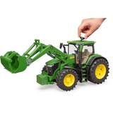 bruder John Deere 7R 350 con caricatore frontale, Veicolo modello verde
