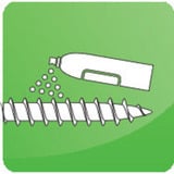 fischer Scatola viti per terrazza 5x60 testa svasata TX, Vite accaio