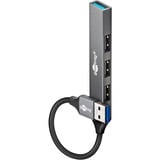 goobay 74456, Hub USB grigio chiaro