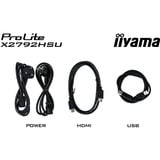 iiyama X2792HSU-B1, Monitor LED Nero (opaco)