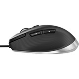 3DConnexion CadMouse Compact mouse Mano destra USB tipo A Ottico Nero/Argento, Mano destra, Ottico, USB tipo A, Nero