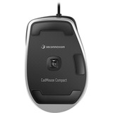 3DConnexion CadMouse Compact mouse Mano destra USB tipo A Ottico Nero/Argento, Mano destra, Ottico, USB tipo A, Nero