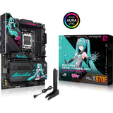 ASUS ROG STRIX X870E-H GAMING HATSUNE MIKU EDITION, Scheda madre Nero, AMD, Socket AM5, AMD Ryzen 7000 Series, AMD Ryzen 8000 Series, AMD Ryzen 9000 Series, DDR5-SDRAM, 256 GB, Dual-channel