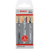 Bosch 2 607 011 436 lama per sega a gattuccio, sega a traforo e sega universale Lama per seghetto alternativo 15 pz, Impostare la lama per sega Lama per seghetto alternativo, Legno, 15 pz, Blister