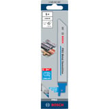 Bosch 2 608 657 407 lama per sega a gattuccio, sega a traforo e sega universale Lama per sega circolare Bimetallo 5 pz Lama per sega circolare, Tubo, Profilato, Lamiera (spessore medio), Bimetallo, 1,8 mm, 2,6 mm, 1,25 mm
