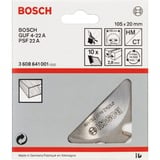 Bosch 3608641001 Frese, Fresa HM-CT, Legno, 2 cm, 10,5 cm, 2,8 mm, 14500 Giri/min