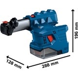 Bosch Aspiratore per polvere a batteria GDE 18V-12 Professional, Scritto blu