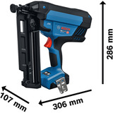 Bosch Chiodatrice per legno a batteria GNH 18V-64-3 Professional solo, 18Volt blu/Nero