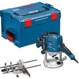 Bosch GOF 1250 CE Nero, Blu 24000 Giri/min 1250 W, Router blu, Nero, Blu, 24000 Giri/min, 6, 8 (5/16"), 10000 Giri/min, 6 cm, 5,5 m/s²