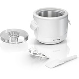 Bosch MUZS2EB macchina per gelato 0,55 L Bianco bianco, 0,55 L, 30 min, 1 ciotole, Bianco, 180 mm, 180 mm