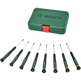Bosch Set di cacciaviti di precisione, 8 pezzi, Cacciavite verde/Nero