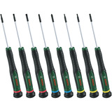 Bosch Set di cacciaviti di precisione, 8 pezzi, Cacciavite verde/Nero