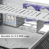 Chieftec UNC-409S-AIO-OP, Chassis server rack Nero
