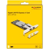 DeLOCK DeLock PCI Express x1 Karte zu 2 x SFP Slot Gigabit LAN i350 