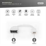 Digitus Cavo adattatore DisplayPort bianco